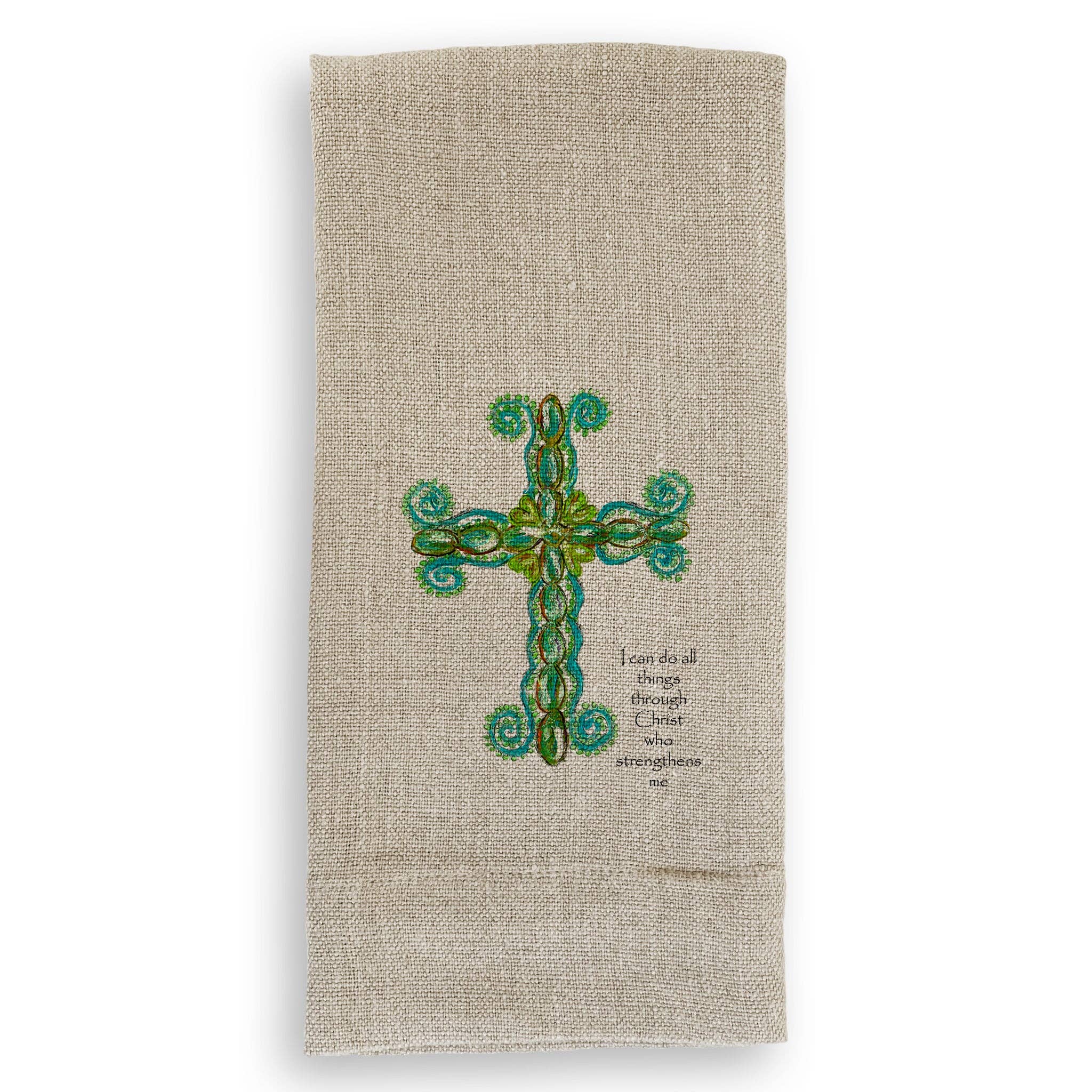 French Graffiti - Vendita all'ingrosso Strofinacci - Croce verde1