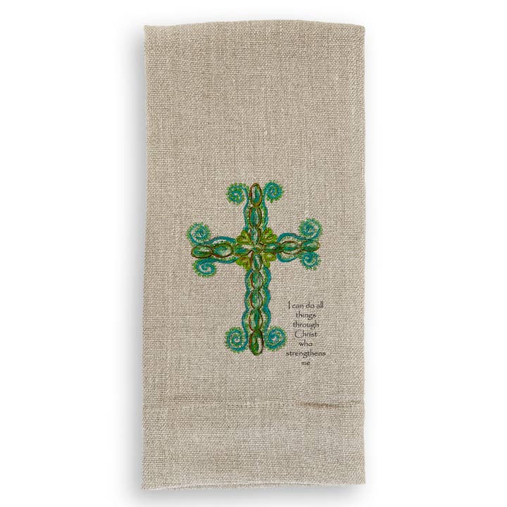 French Graffiti - Vendita all'ingrosso Strofinacci - Croce verde1