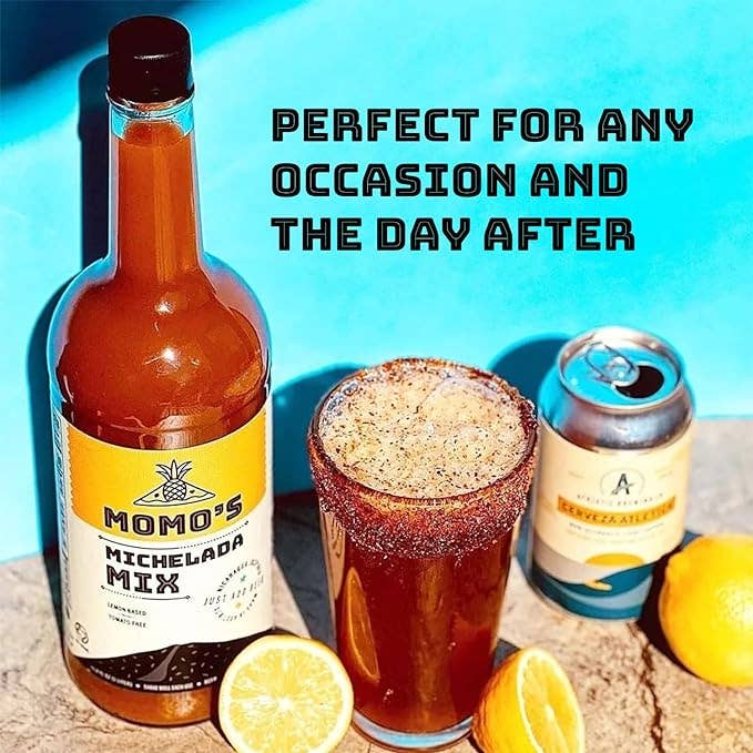 Momo's Michelada Mix - Wholesale Cocktail Mix/Syrup - Momo's Michelada Mix -1 Liter - 17+ servings3