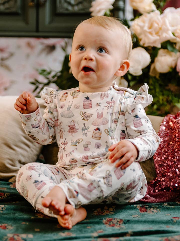 Fleur Harris - Wholesale Jumpsuit - Baby - 'Mini Party' Precious Frill Coverall Onesie