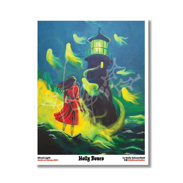 "Ghost Light" 8x10 Print for wholesale by Holly Bones
