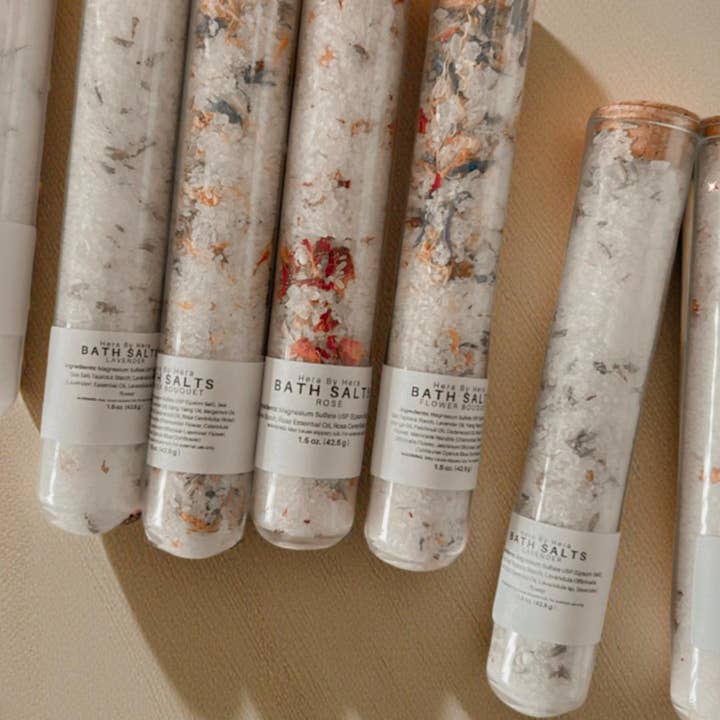 Hera By Hera Bath and Body - Wholesale Bath Salts - Private label Floral Bath Salt Soak in Test Tubes3