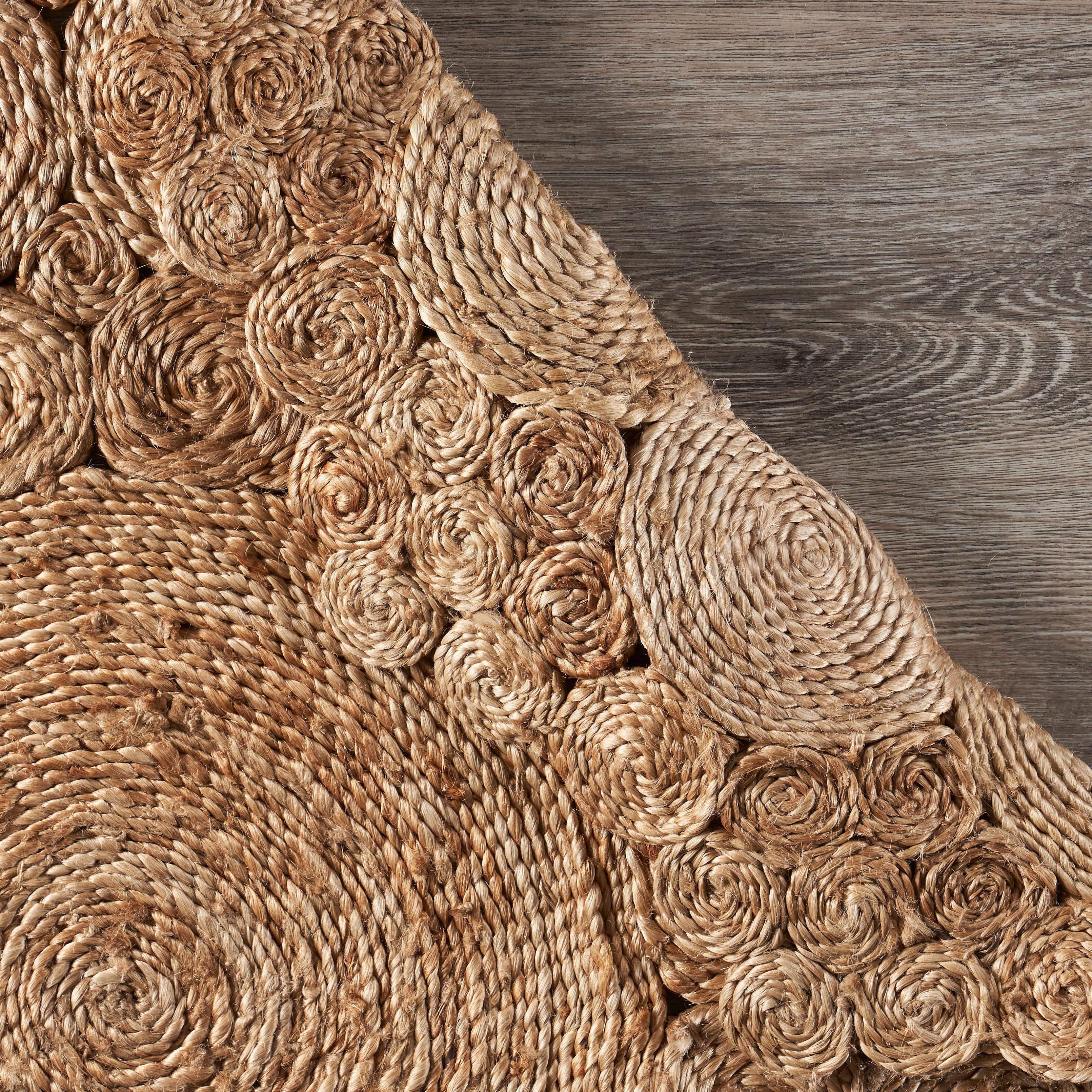 LR Home - Wholesale Area Rug - Bailey Bursting Medallion Jute Rug - Natural2