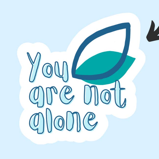 You Are Not Alone Stickers for wholesale by Kateable