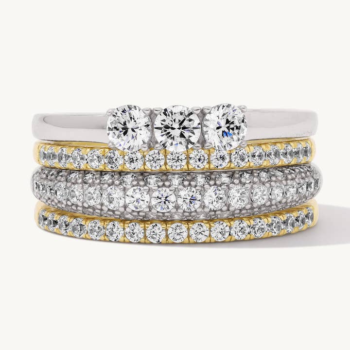 Ideaure Jewelry - Wholesale Multi-Stone Ring - Giselle Stack Ring0