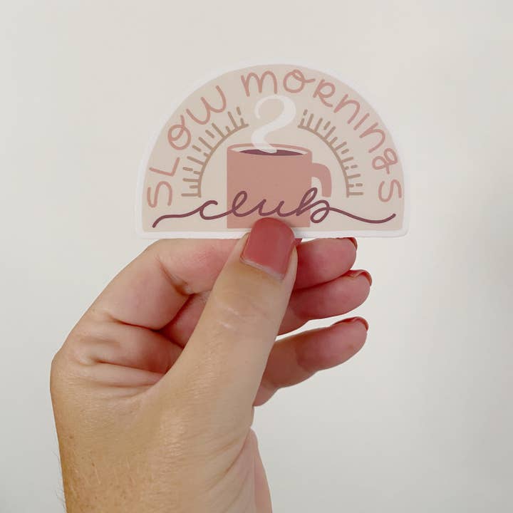 Bee Sweet Studio - Wholesale Sticker - Boho Cute Coffee & Not A Morning Person Sticker Set