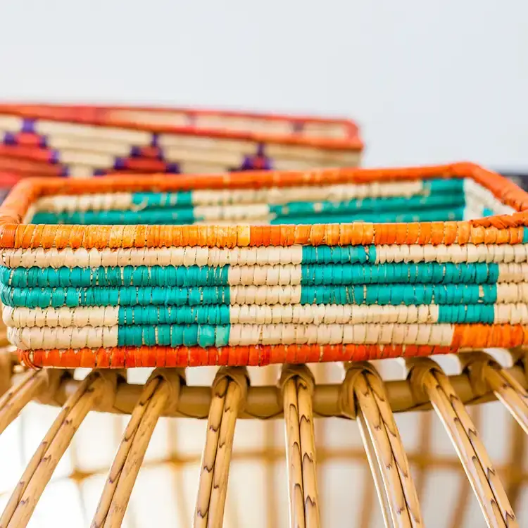 Waasiwolves – wholesale Decorative plate/dish/bowl – Package of 12 Salish Baskets4