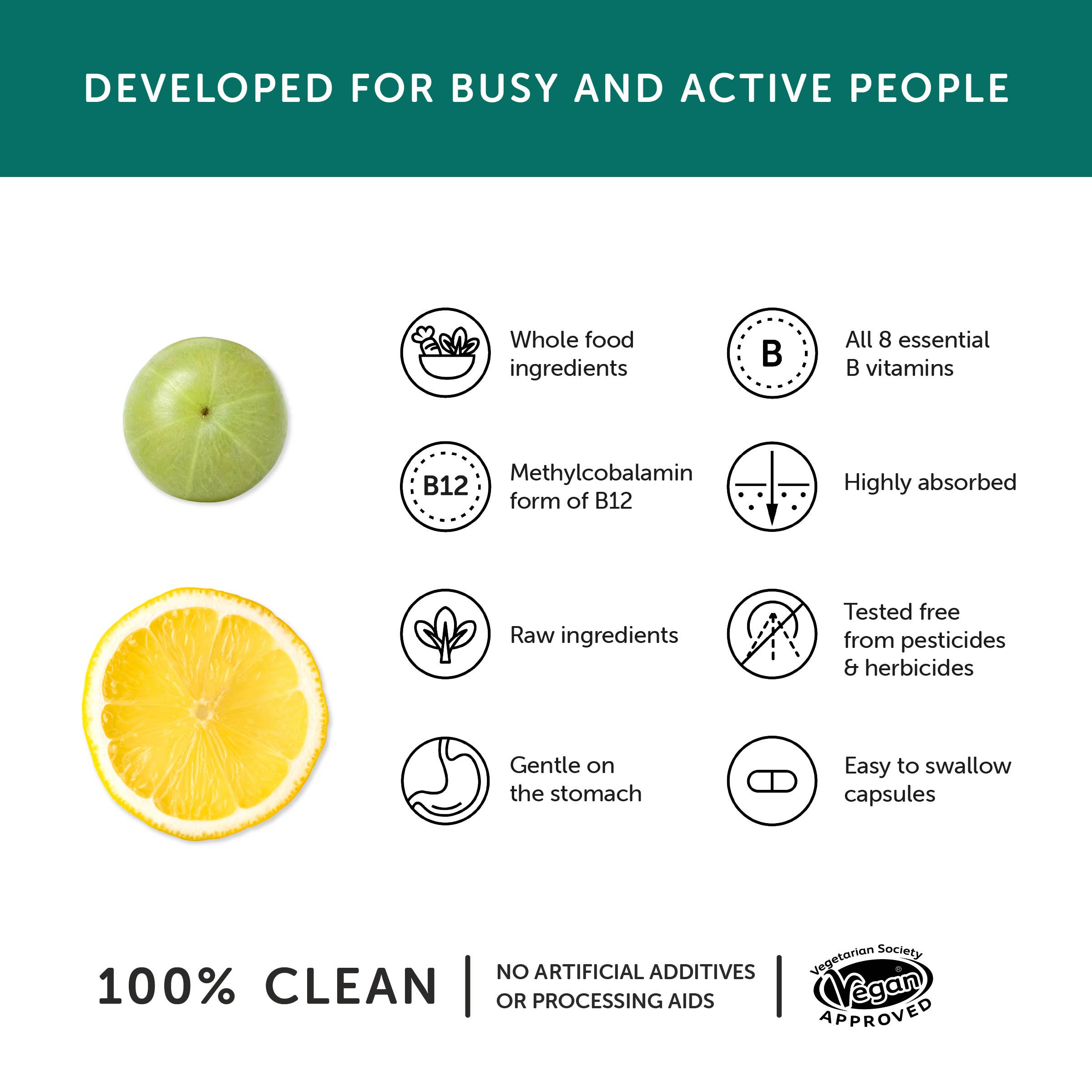 Together Health – wholesale Oral supplement/vitamin – Together Health Wholefood Vitamin B Complex2