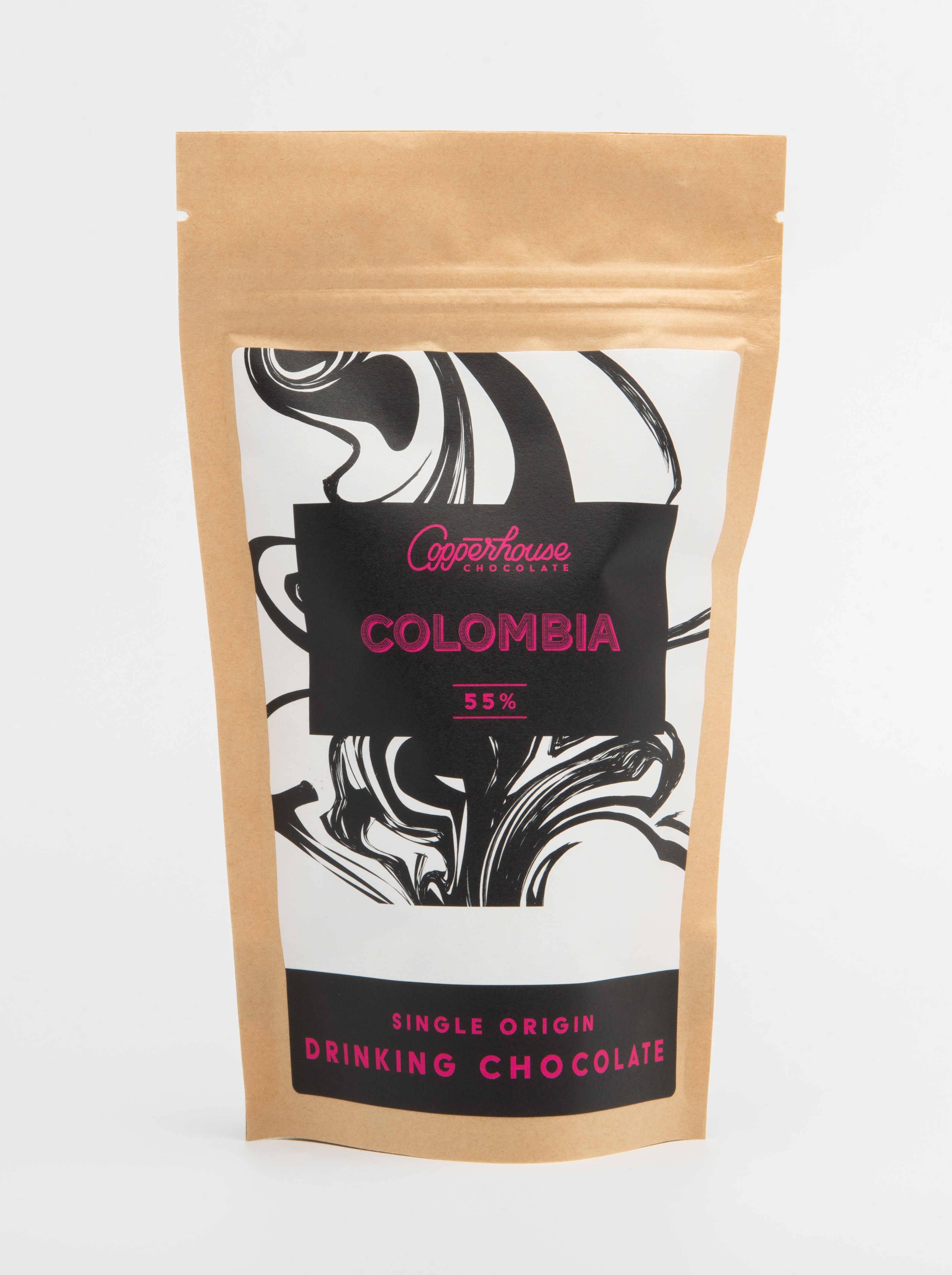 Copperhouse Chocolate - Venta al por mayor Preparado de chocolate caliente - Colombia 55% Chocolate caliente de origen único0