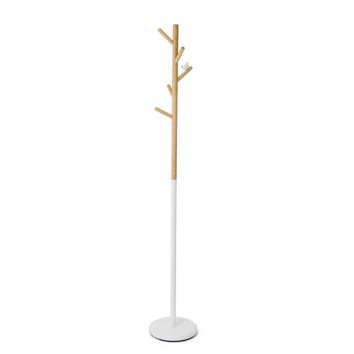 Balvi - Wholesale Coat Rack - Coat rack, Birdie, white, metal/wood