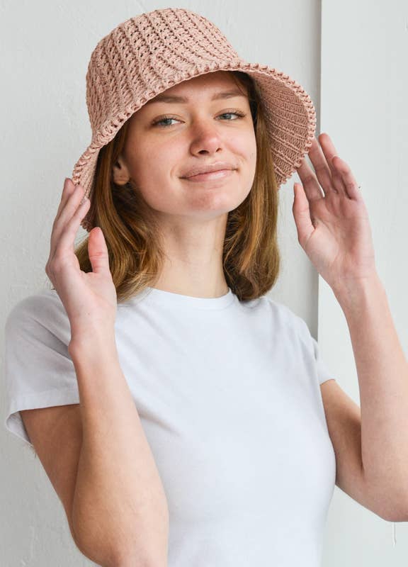 Mark Ashton Wholesale - Wholesale Bucket Hat - Women's - 90s Crocheted Bucket Hat12