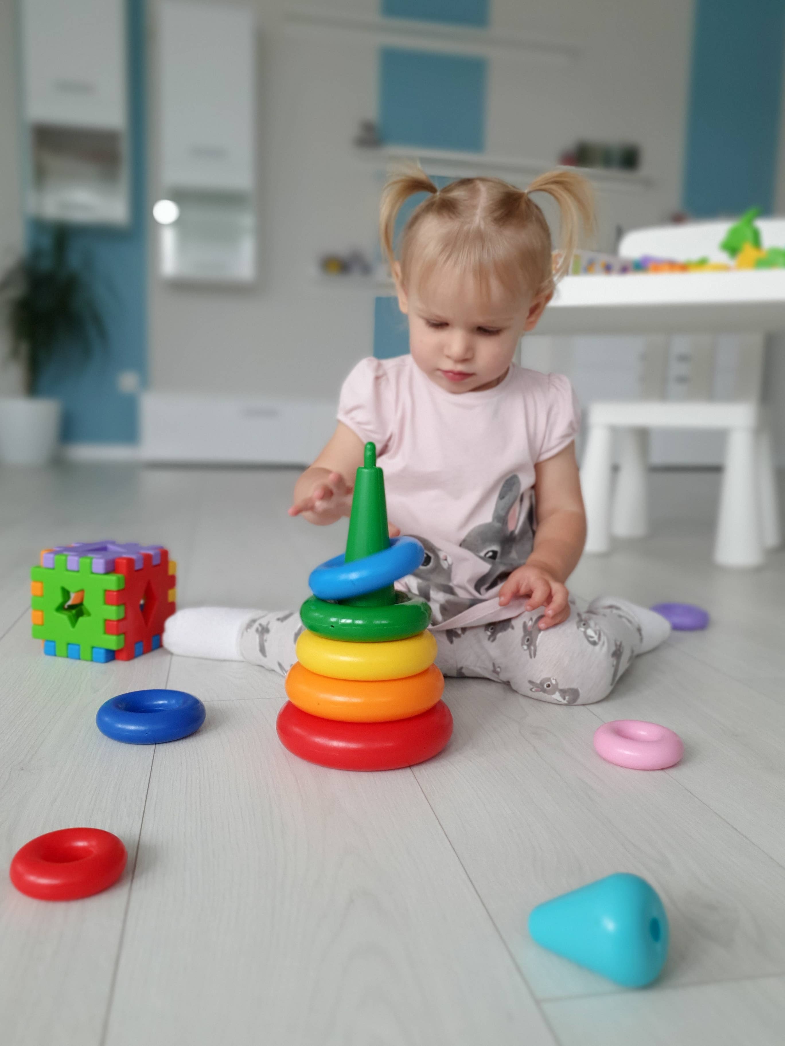 Lotus Pharmacy & Kids Boutique - Wholesale Stacking Rings Game - Baby - Educational toy "Pyramid" LUX in a box, Tigres4