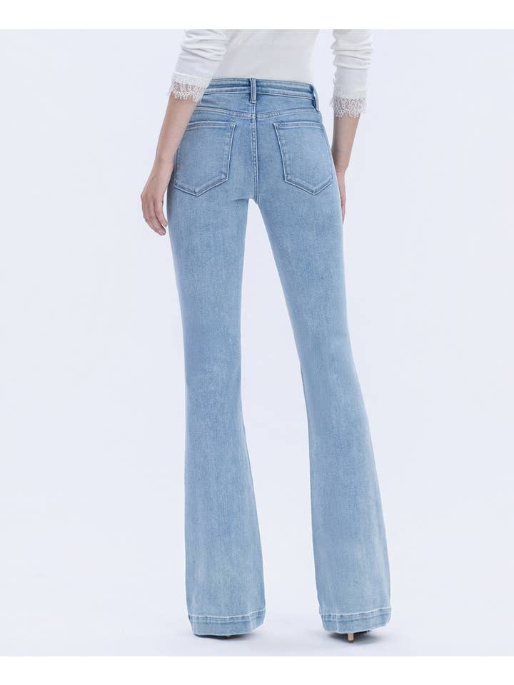 LEGENDARY MID RISE TROUSER HEM BOOTCUT JEANS T6243 T6243 for wholesale on Faire1