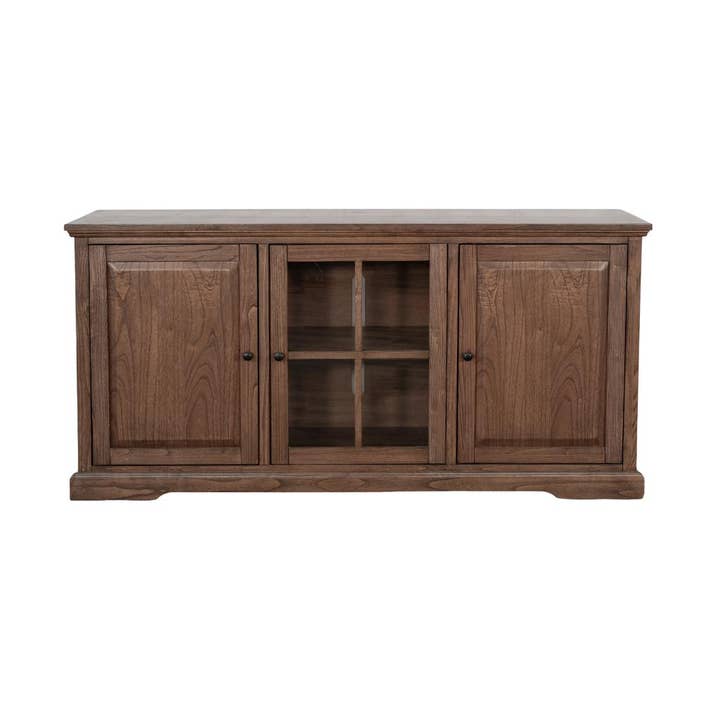 Banning Two Doors Wooden Media Cabinet for wholesale by LOOMLAN