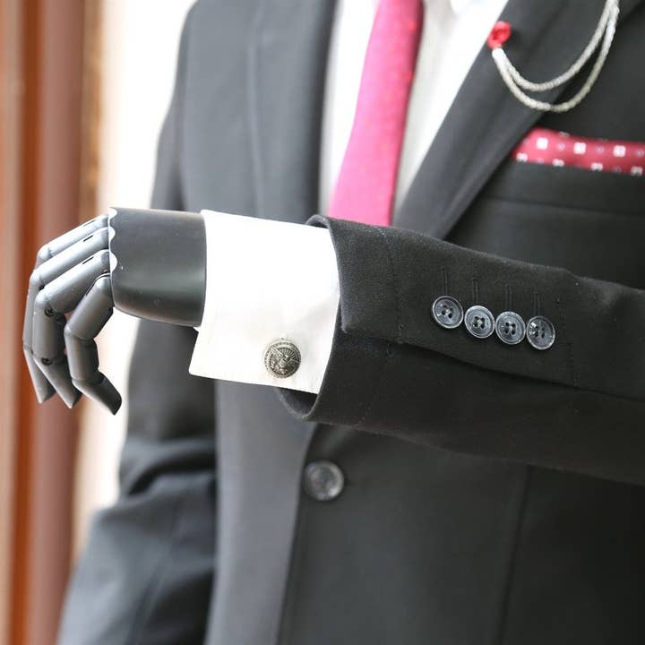 COOLMENCLUB - Wholesale Cufflinks - Button Cover Cufflinks Handmade Cuff Links Unique Design2