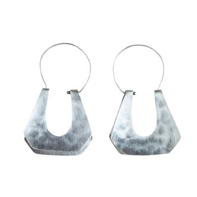 HomArt - Wholesale Dangle Earrings - Yucca Earring - Trapezoid, Silver0