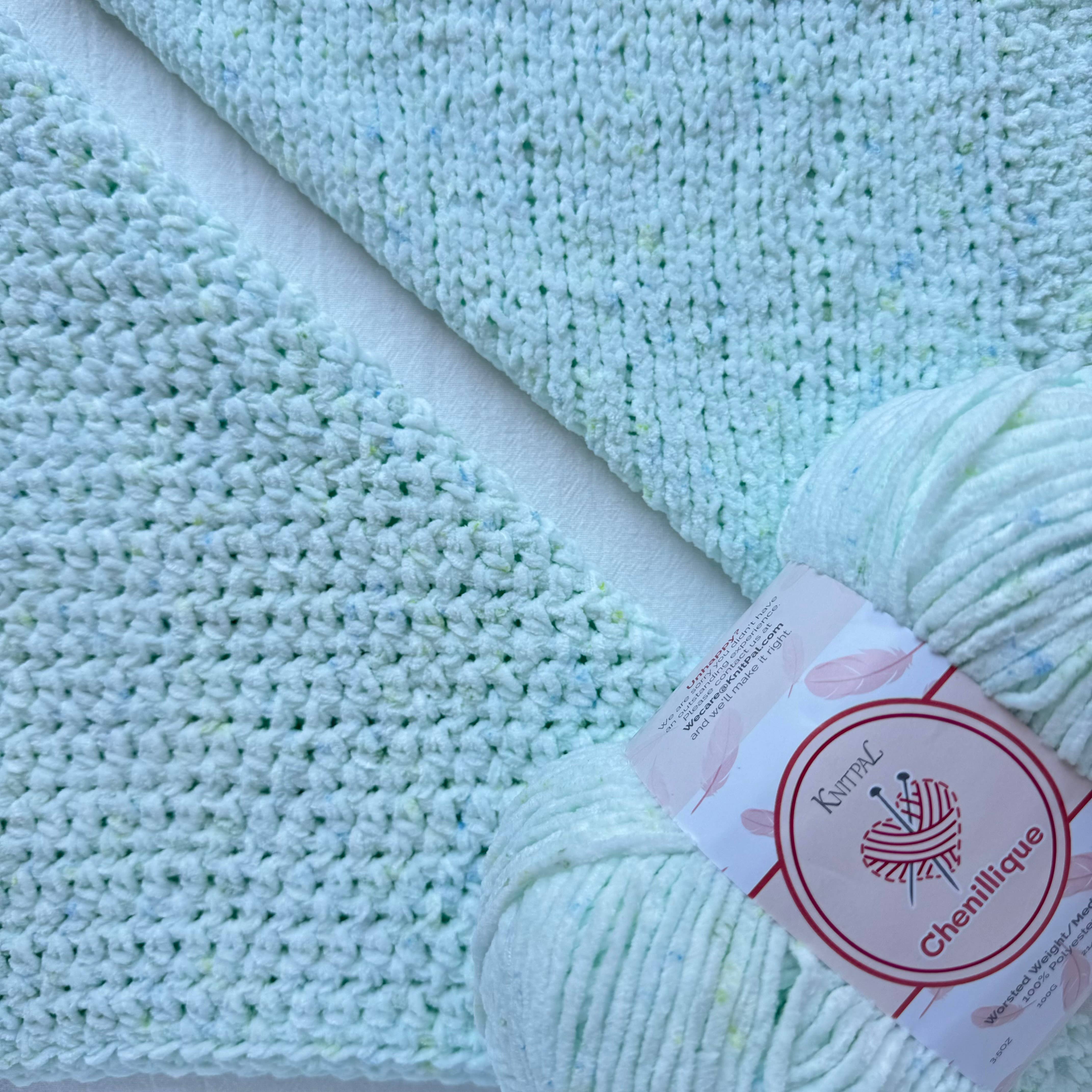 KnitPal - Wholesale Yarn - Chenillique Velvet Chenille Crochet Yarn - Worsted Weight 419