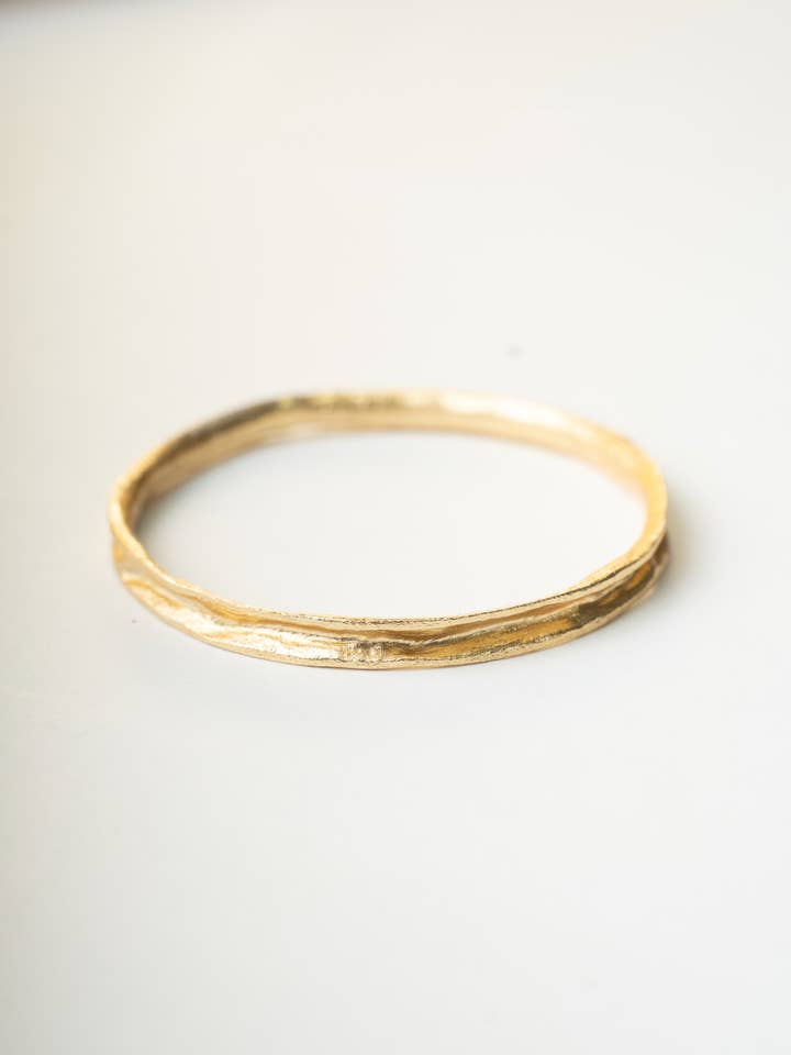 Omi Textured Bangle for wholesale by Boho Gal Jewelry