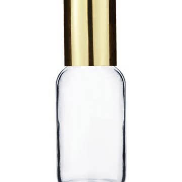 Best Bottles - Wholesale Essential Oil Holder - Boston Round Clear Bottle-30ml (Multiple Caps & Rollerballs)