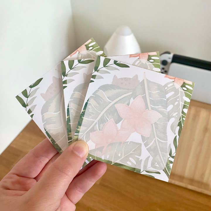 Blocco note Tropical Cat per la vendita all'ingrosso da parte di Katie Cat Created