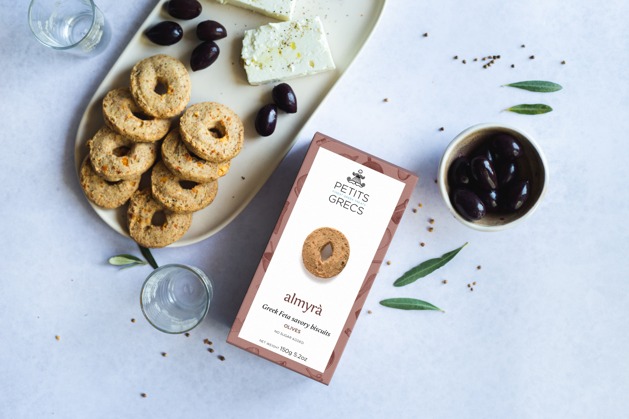 PETITS GRECS P.C. – wholesale Kakor – Almyra Olives - Grekiska Feta Salta Kex2