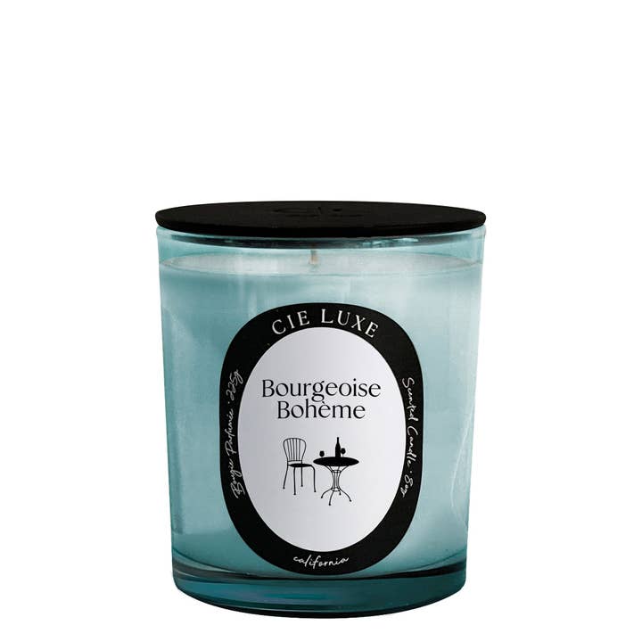 Cie Luxe California - Vente Bougie en bocal - Bougie Bourgeoise Bohème, 8 oz1