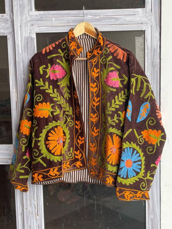 Homesoul - Wholesale Jacket - Women's - Velvet Suzani Jackets 13