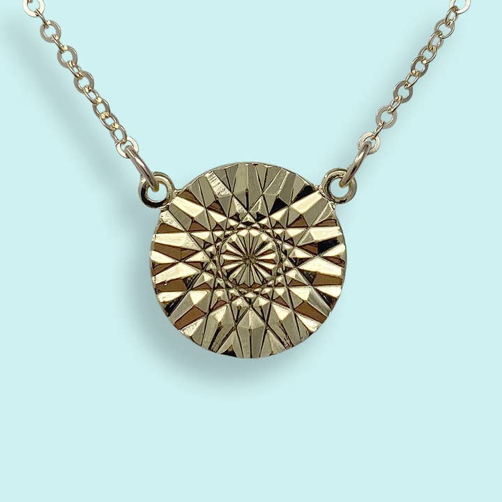 Sun Facets Necklace for wholesale by Ornamental Things