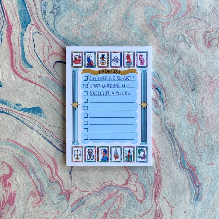 Notitieblok - De Goddelijke Dierenriem voor wholesale door Ashlea Bechaz Illustration