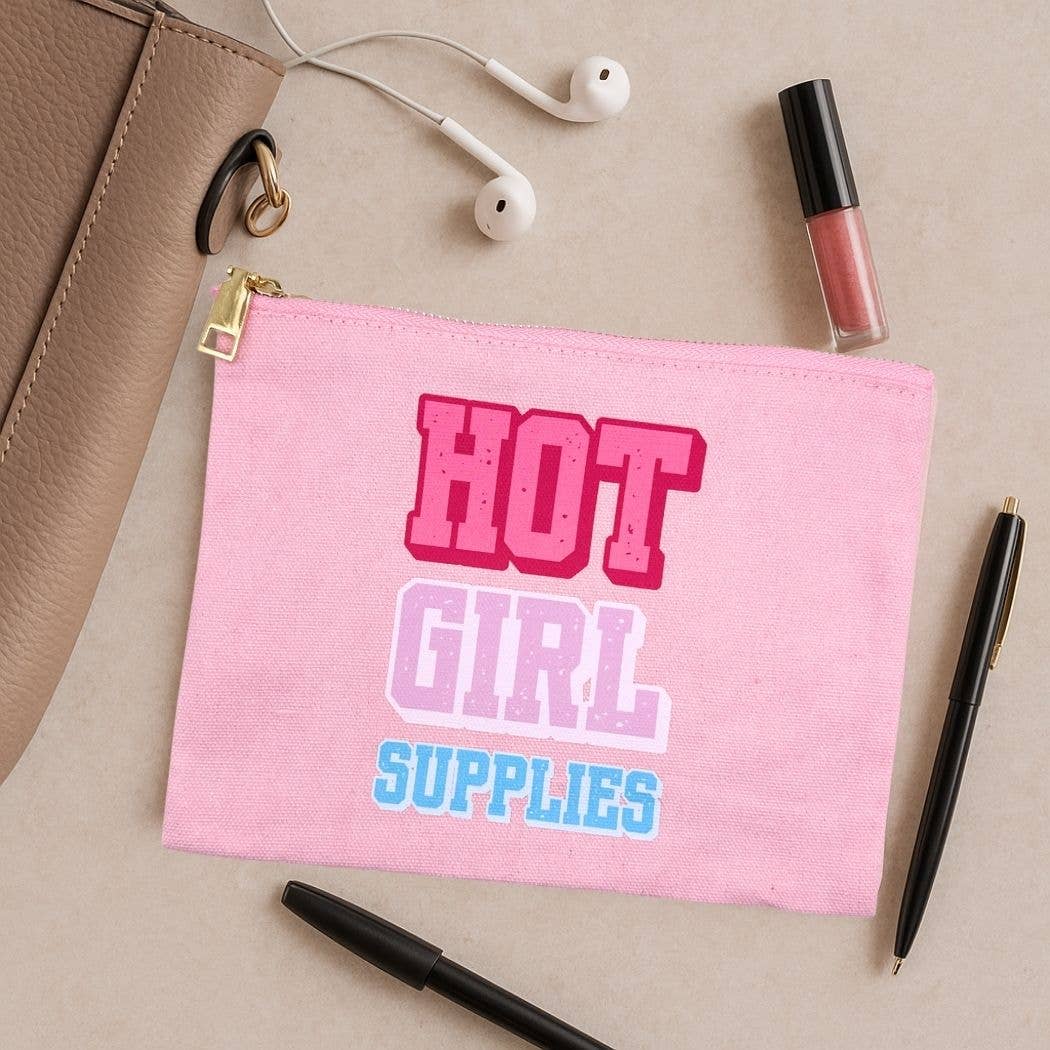 Hustle & Hope - Wholesale Makeup/Cosmetic Bag - Hot Girl Supplies Makeup Pouch1