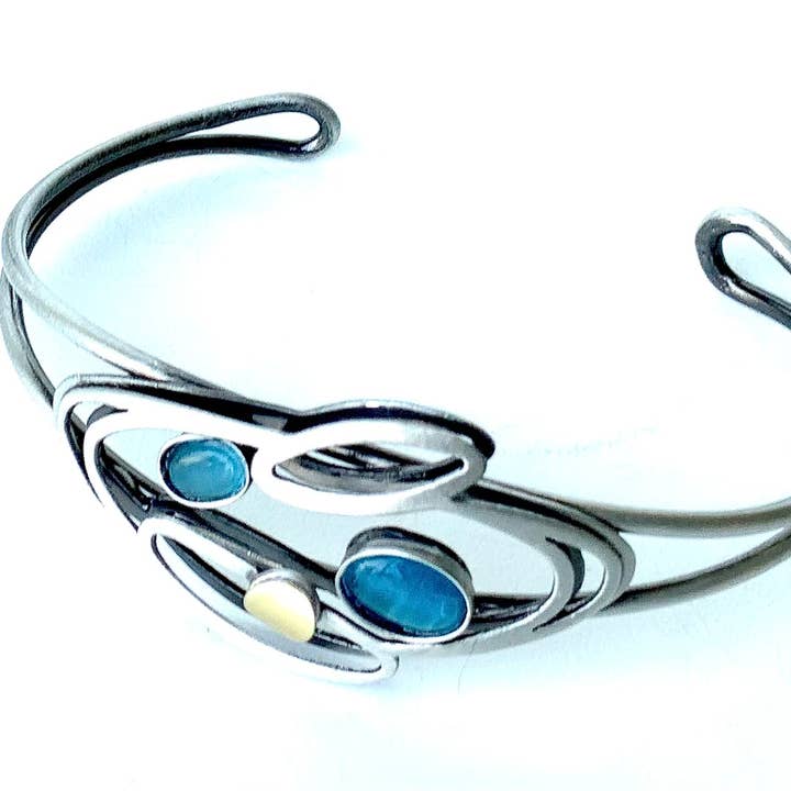 Christophe Poly / Crono Design - Vente Bracelet manchette - BRACELETS (B) - Manchette en fil en tailles 1 et 2, toutes deux ajustables11