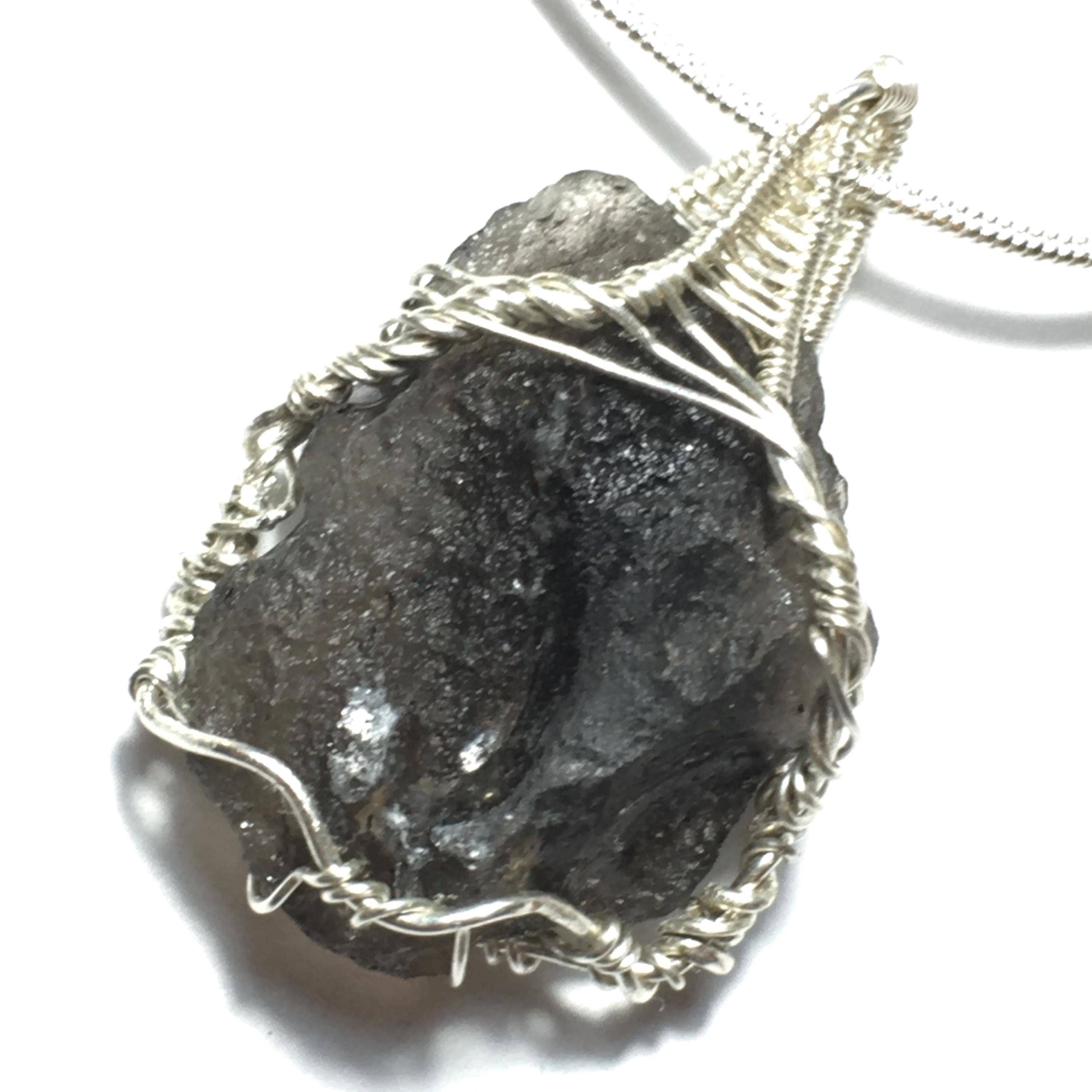 Wildheart Crystals - Wholesale Pendant/Charm Necklace - Tektite Meteorite and Silver Pendant6