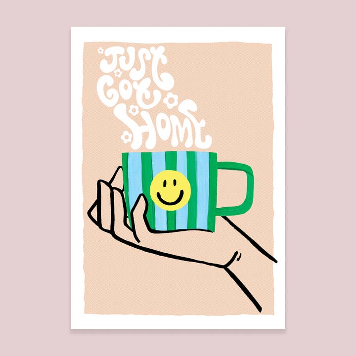 Just Got Home Art Print for wholesale by Callie Stay Cool