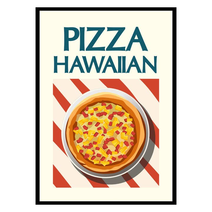 Places of Art - Wholesale Poster - Haiwaiian Pizza Poster