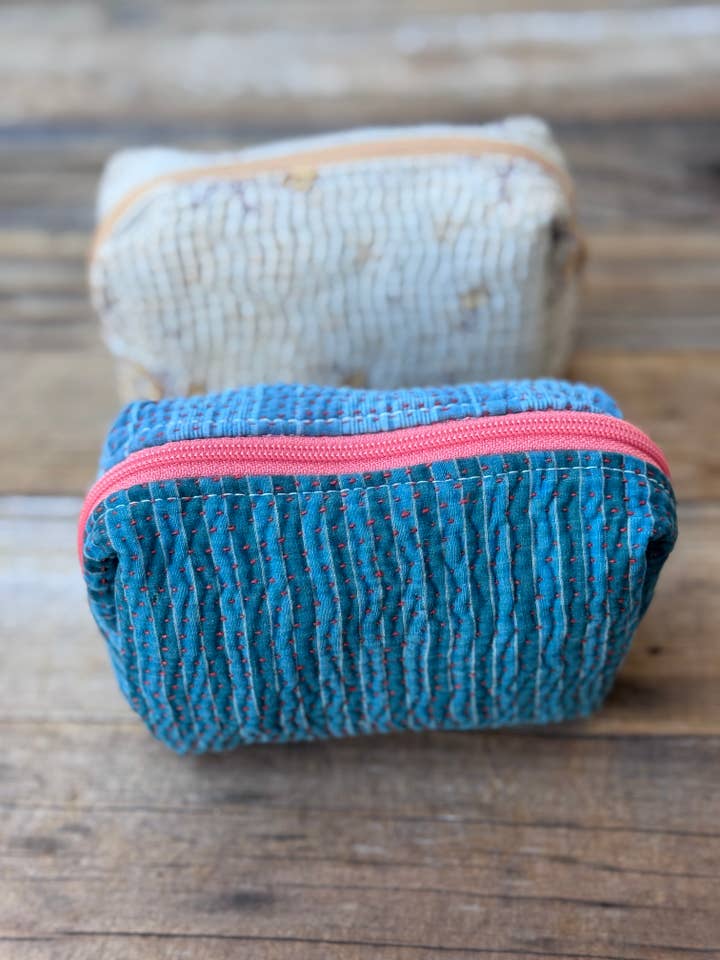 Cotton Zip Pouches for wholesale by Belle's Nest