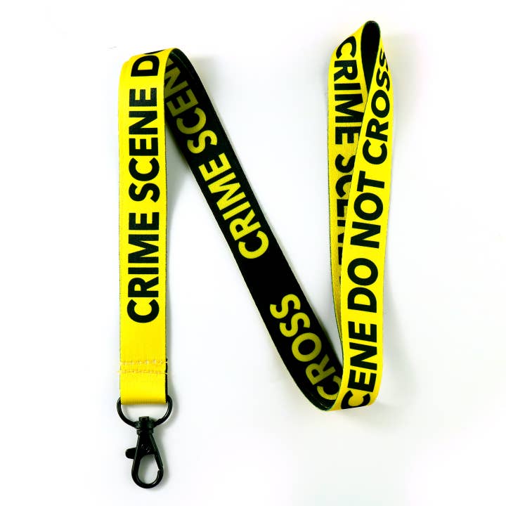 Crime Scene Do Not Cross Reversible Lanyard for wholesale by Eastex