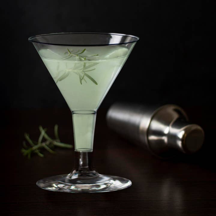 Smarty had a Party – wholesale Shot glass – 2 oz. Clear Plastic Mini Martini Shot Glasses - 192 pcs8