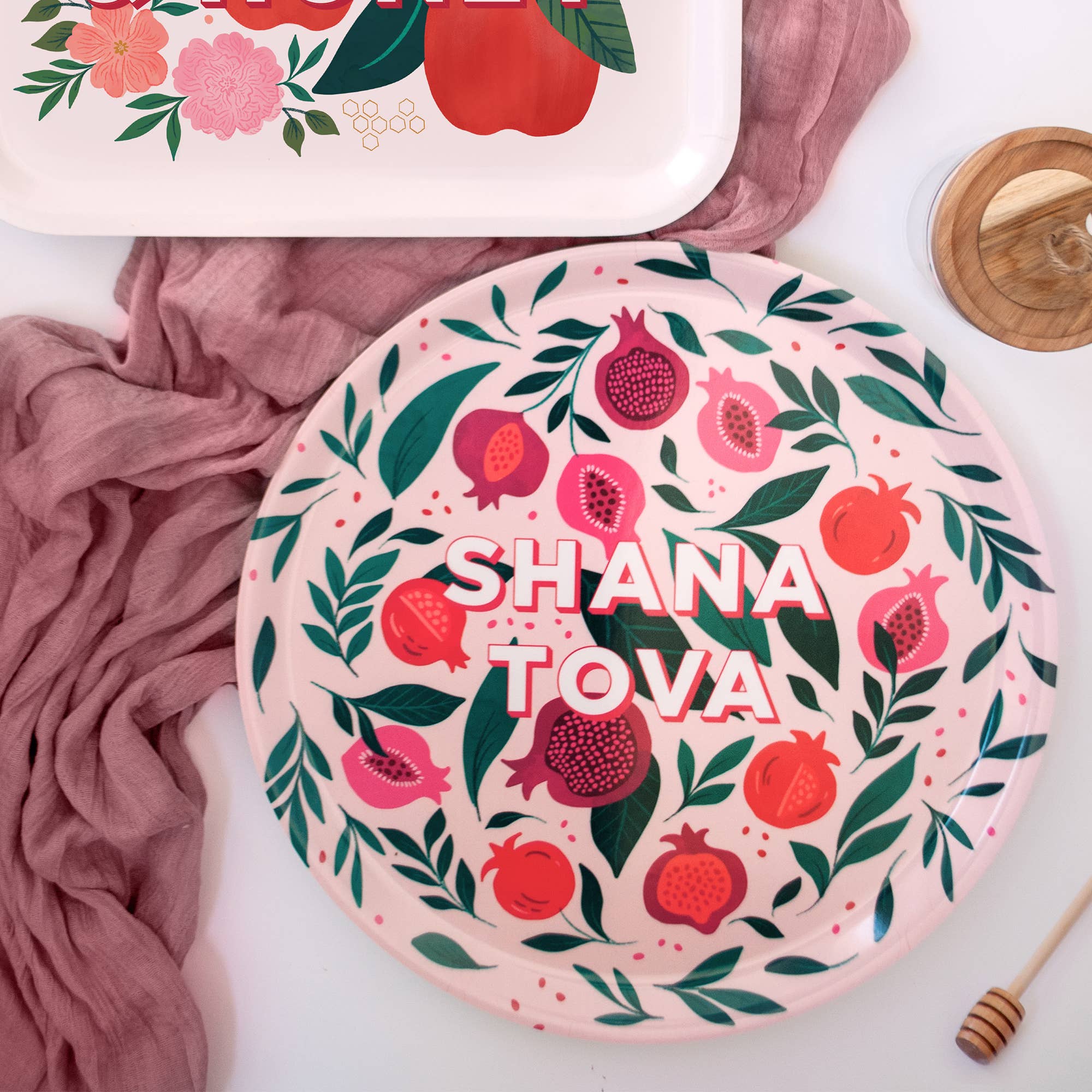 Modern Mitzvah - Wholesale Serving Tray - Shana Tova Serving Tray1