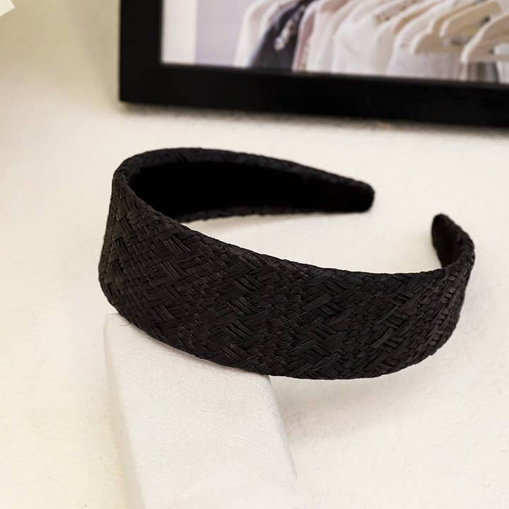 ACCITY - Wholesale Fashion Headband - Women's - 2024 FASHION RAFFIA TEMPERAMENT HEADBANDS_CWAHA11646