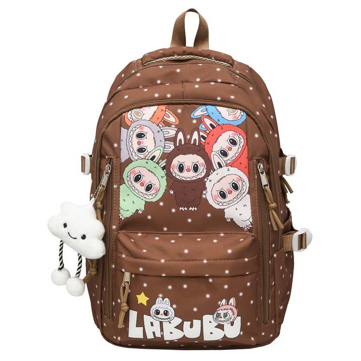 Auraquise - Wholesale Backpack - Kids - Monster Trendy Print Large Backpack Back To School Bag4