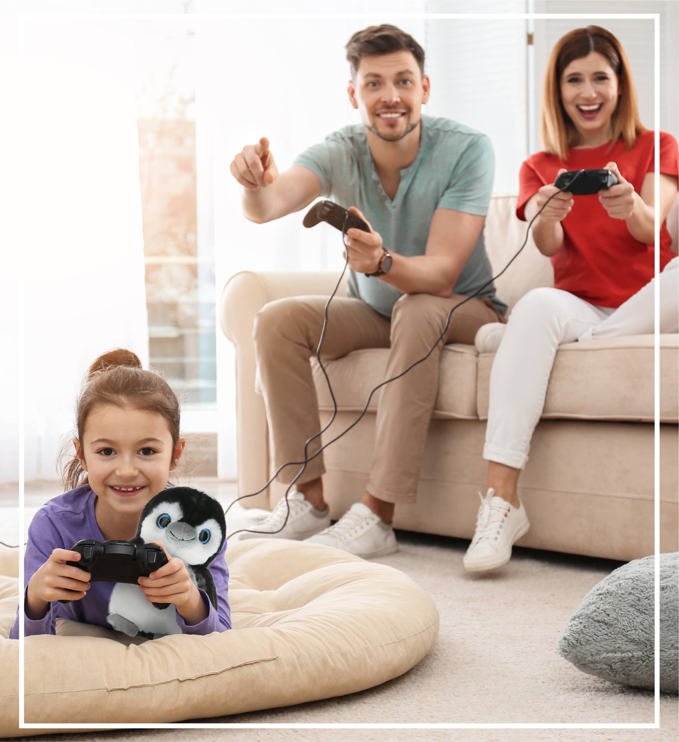 Cota Global – wholesale Stuffed/plush toy – Kids & baby – Super Soft Plush - Grey Penguin 9 Inch5