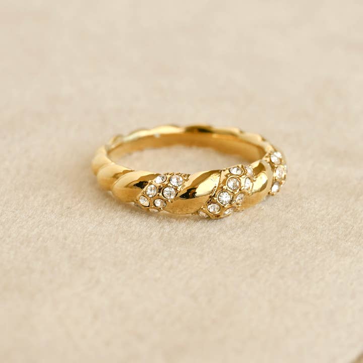 Blueyejewelry - Wholesale Band/Stacked Ring - Gold Stacker Rings - Tarnish-free Dainty and Bold Rings
