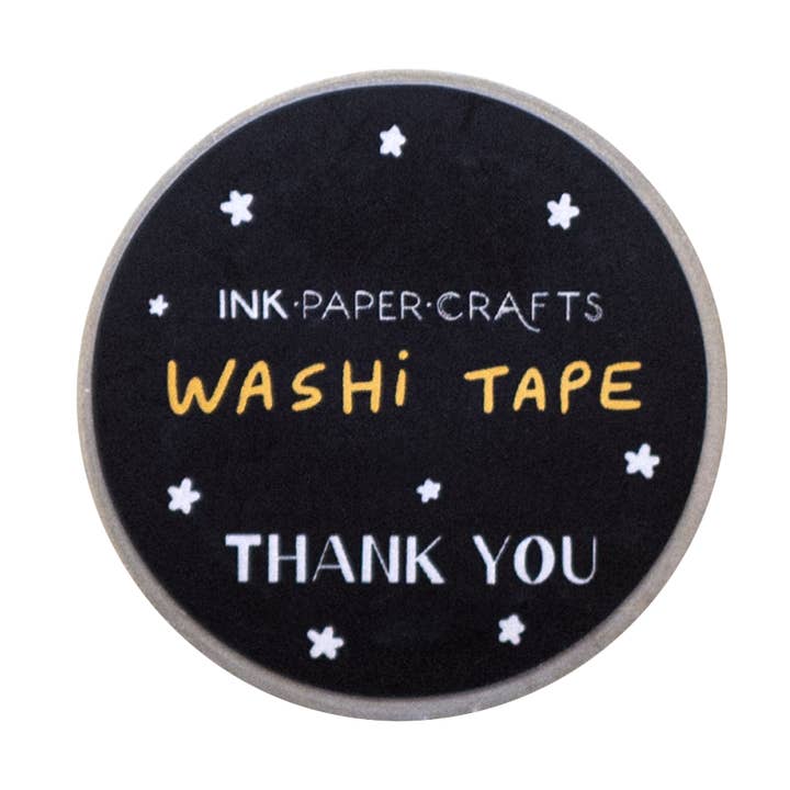 Thank You Type Washi Tape for wholesale by Ink Paper Crafts