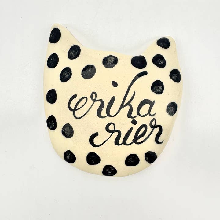 Erika Rier - Wholesale Jewelry Dish - Little Green Tiger Ring Dish with 22k Gold Luster7