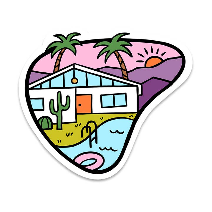 Autocollant de Palm pour la vente par Brenna Daugherty Illustration