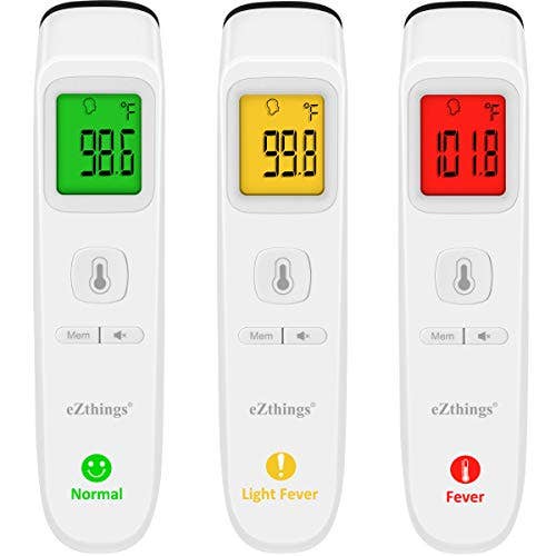Reed – Engroshandel Termometer – EZThings pande termometer Medicinsk Non Touch infrarød med feber alarm5