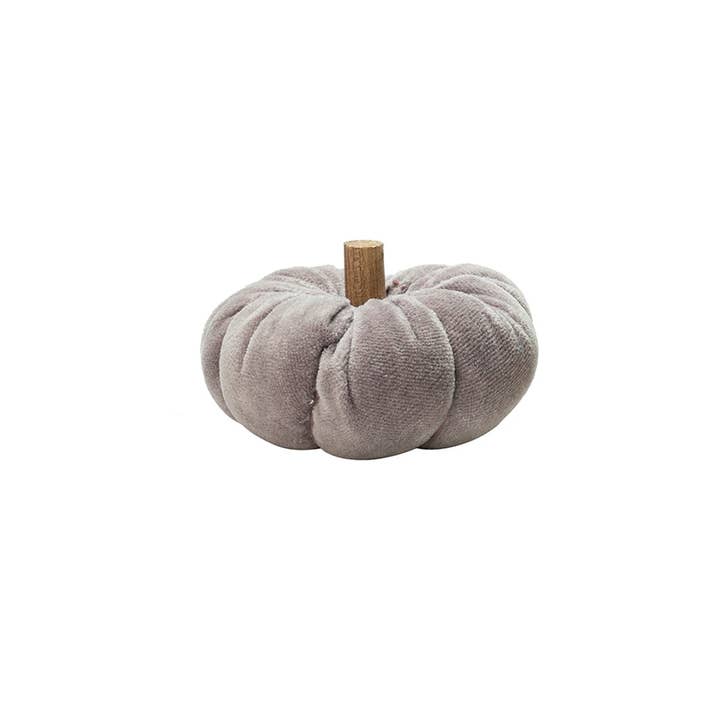 Rosha Living Inc - Wholesale Decorative Tabletop Object - Ara Mini Pumpkin Grey