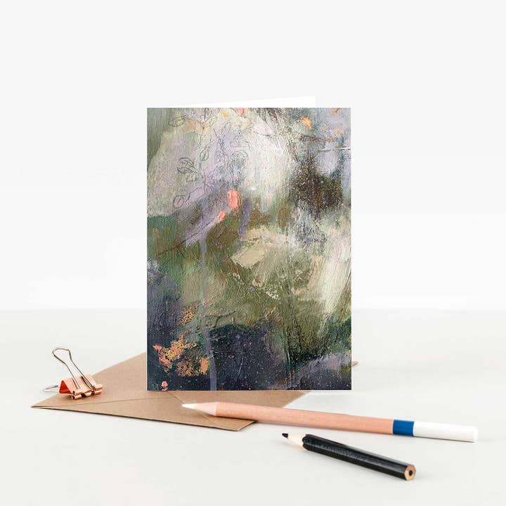 Tarjeta de felicitación Coral Abstract A6 para venta al por mayor de Sky Siouki