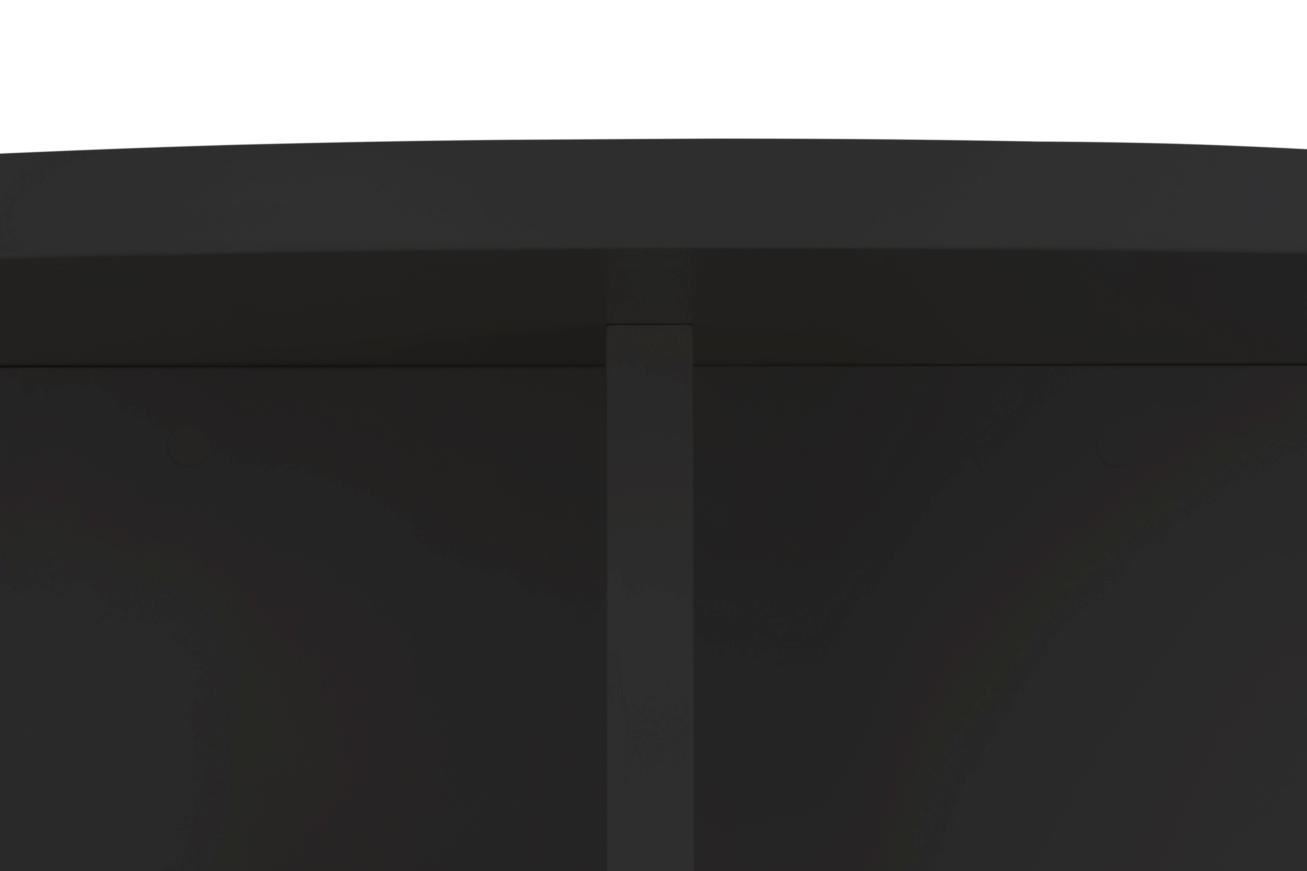 Really Nice Things - Wholesale Coffee Table - Black 120cm Lacquered MDF Round Table 3cm3