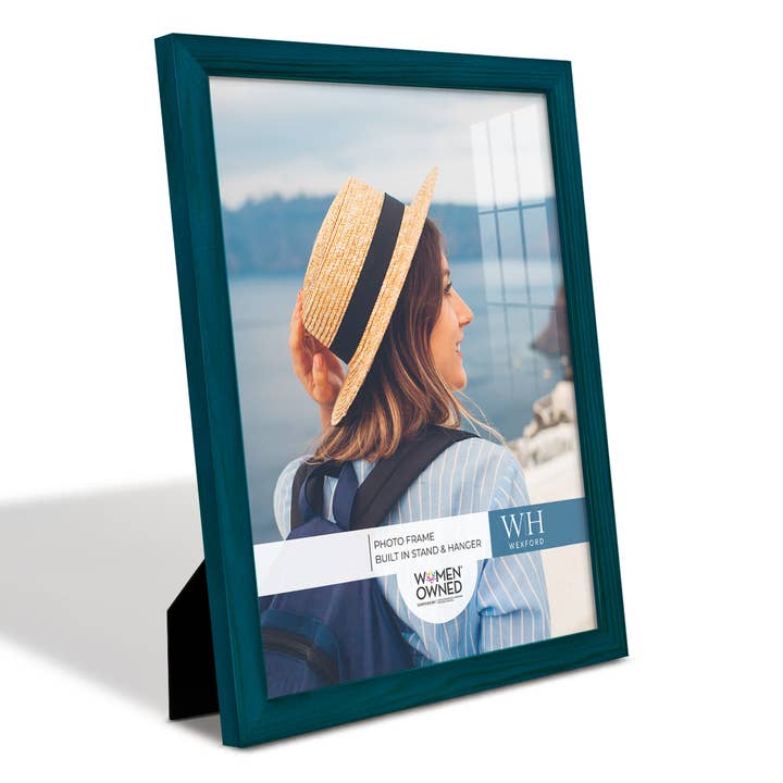 Wexford Home - Wholesale Picture Frame - Photo Frame, Real Wood with Wood Grain, Ocean Blue29